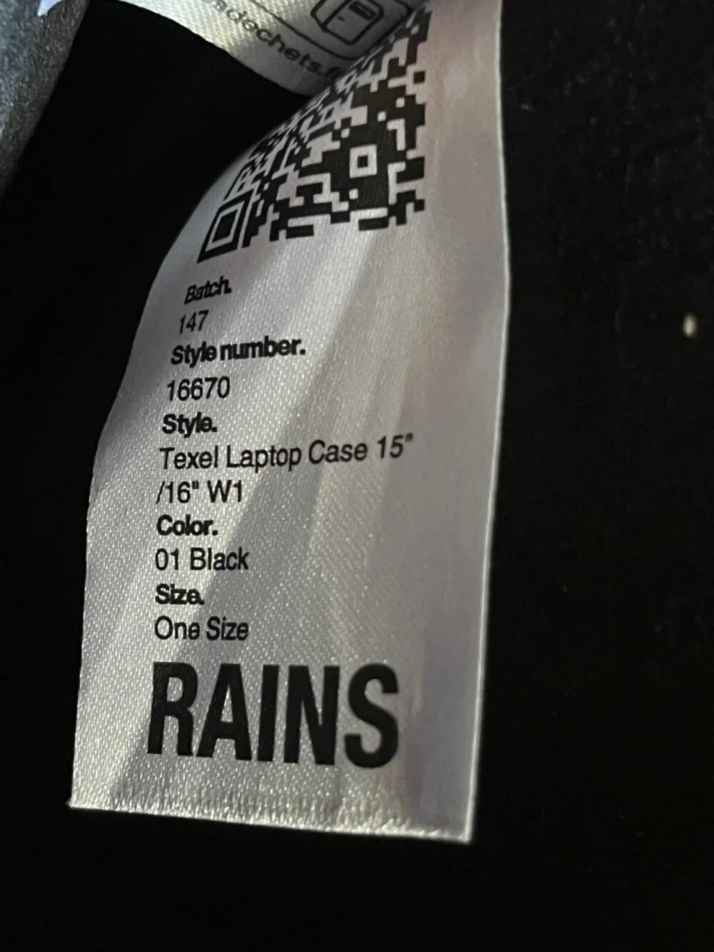 RAINS Texel Laptop Case 15